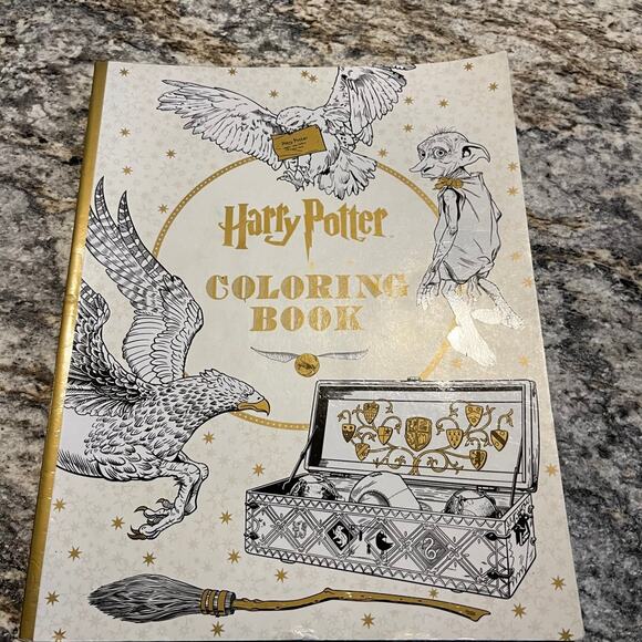 Harry Potter Adult Coloring Book By Scholastic - Picture 2 of 10
